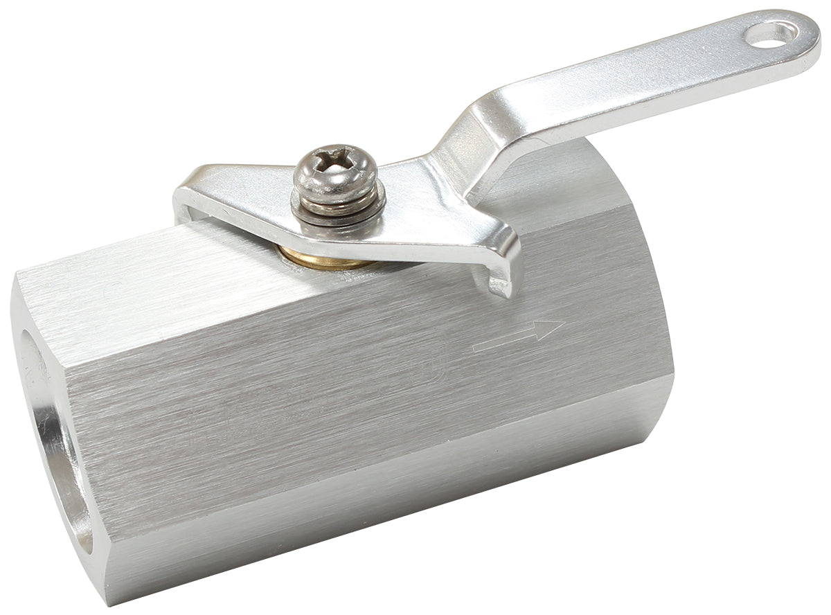 SHUT OFF VALVE -10ORB Silver FEMALE -10ORB PORTS Default Title
