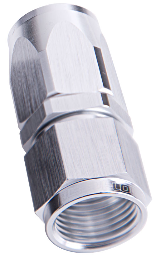 -12AN TAPER SERIES STRAIGHT HOSE END SILVER Default Title
