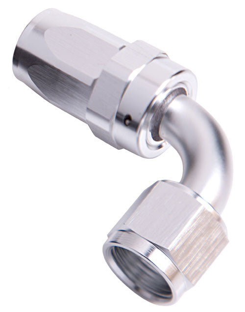 -12AN TAPER SERIES 90 DEGREE HOSE END SILVER Default Title
