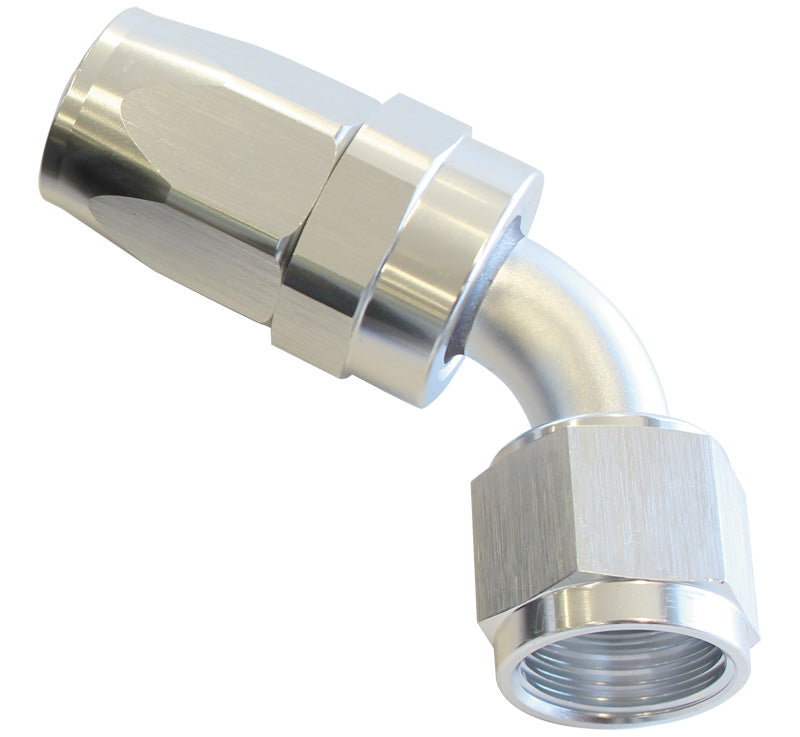 -12AN TAPER SERIES 60 DEGREE HOSE END SILVER Default Title