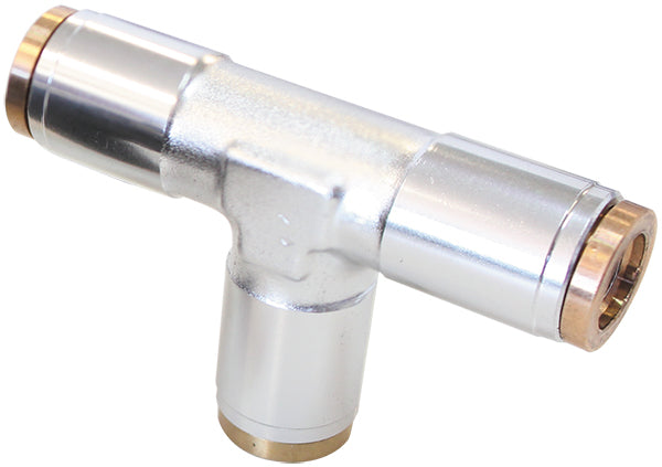 3/16" NPT TEE 120 SERIES NYLONSILVER FITTING Default Title