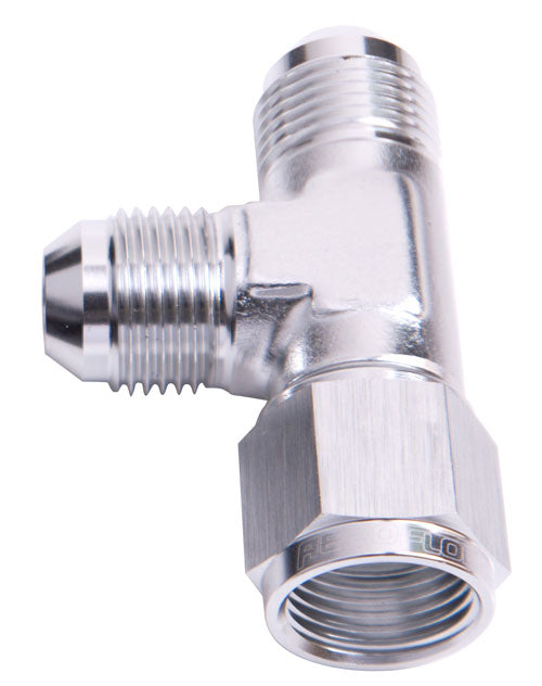 TEE -12AN FEMALE SWIVEL ON RUNSILVER SWIVEL NUT Default Title