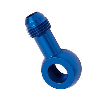 EDELBROCK CARB INLET BANJO BLUE 5/8-20 TO MALE -6AN Default Title