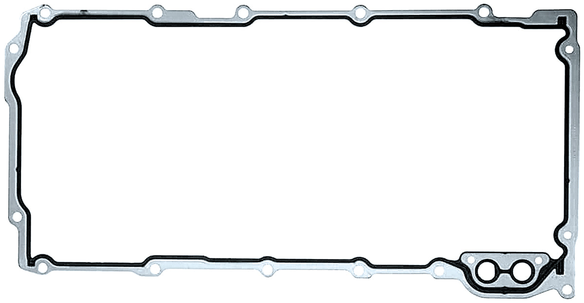 GM LS OIL PAN GASKET LS1 SUMP METAL / RUBBER GASKET Default Title