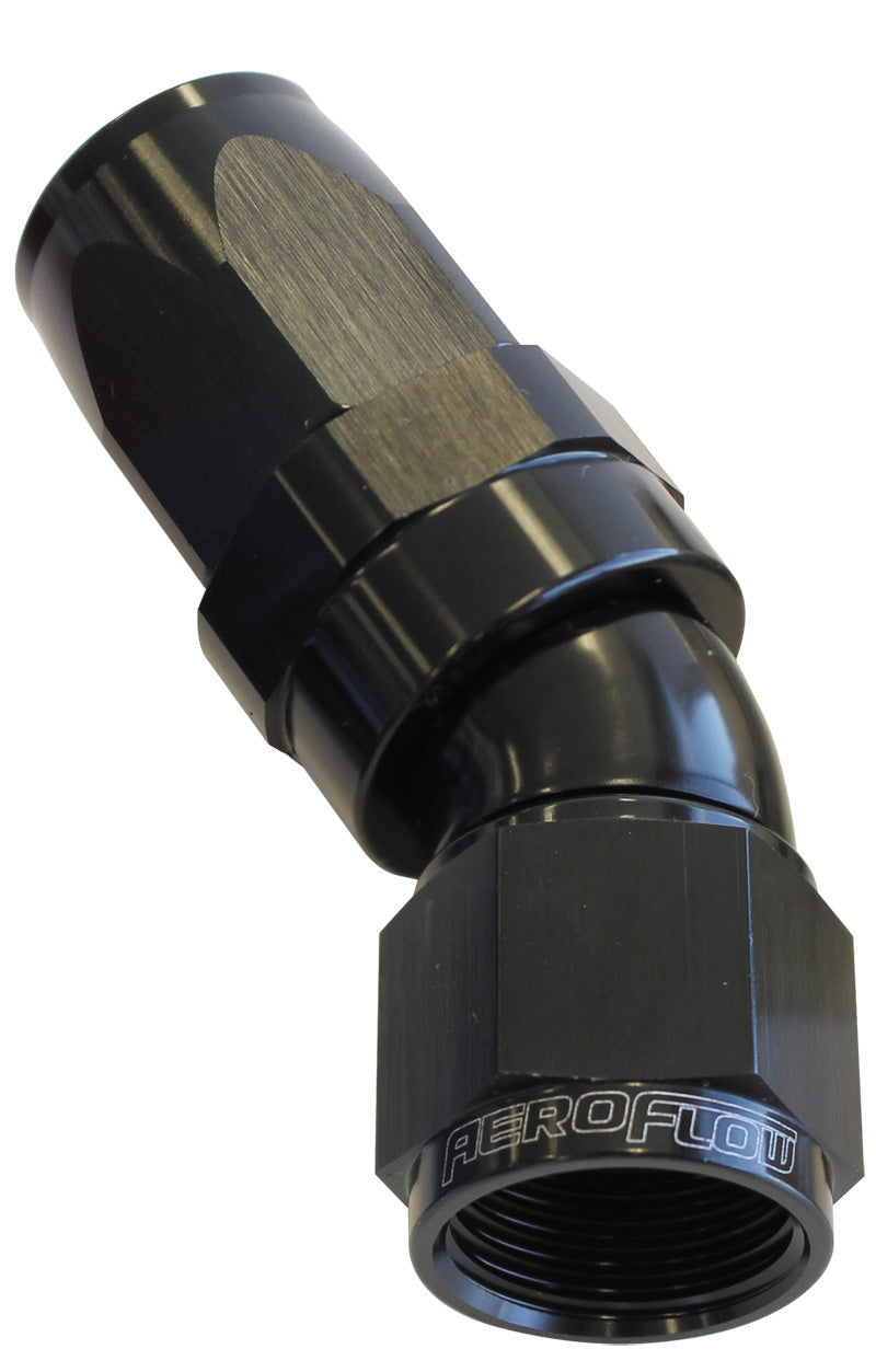 30 DEG HOSE END -08AN BLACK FULL FLOW TAPER STYLE Default Title
