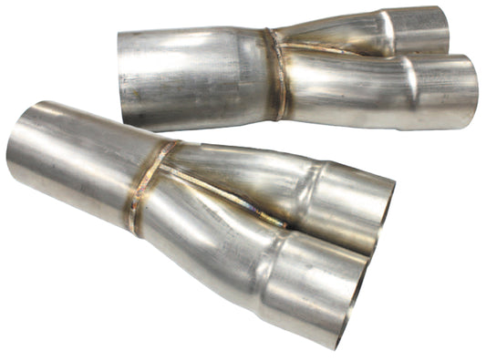 AEROFLOW MERGE COLLECTOR      2.5" TO 3.5" 304 S/S 2 into 1