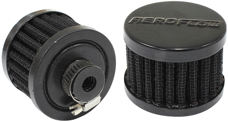 3/8" UNIV CLAMP ON FILTER 2" O.D,1-1/2" H, BLACK TOP Default Title