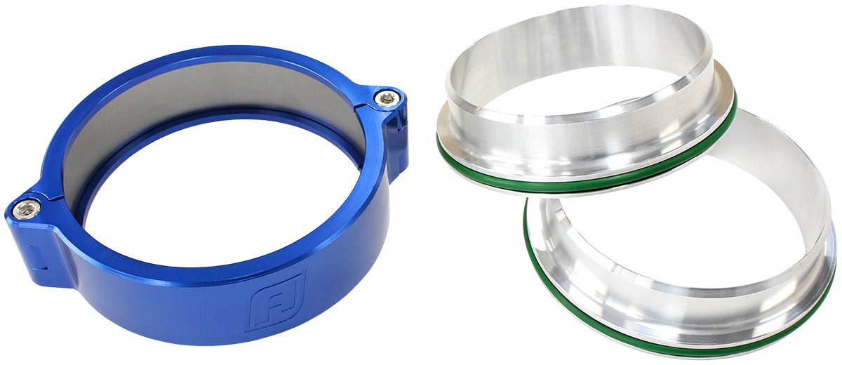 2.0" BILLET INTERCOOLER CLAMPSQUICK CONNECT BLUE CLAMP Default Title