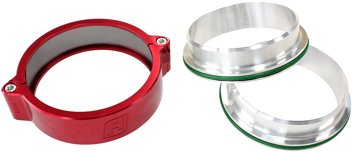 2.0" BILLET INTERCOOLER CLAMPSQUICK CONNECT RED CLAMP Default Title