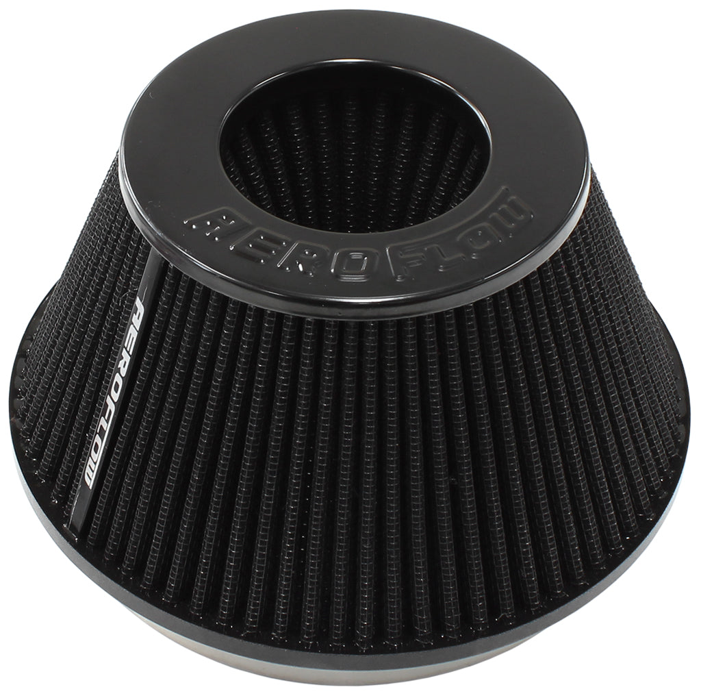 6" CLAMP-ON TAPERED FILTER 7.6 / 4.7" O.D, 4" HIGH BLACK Default Title