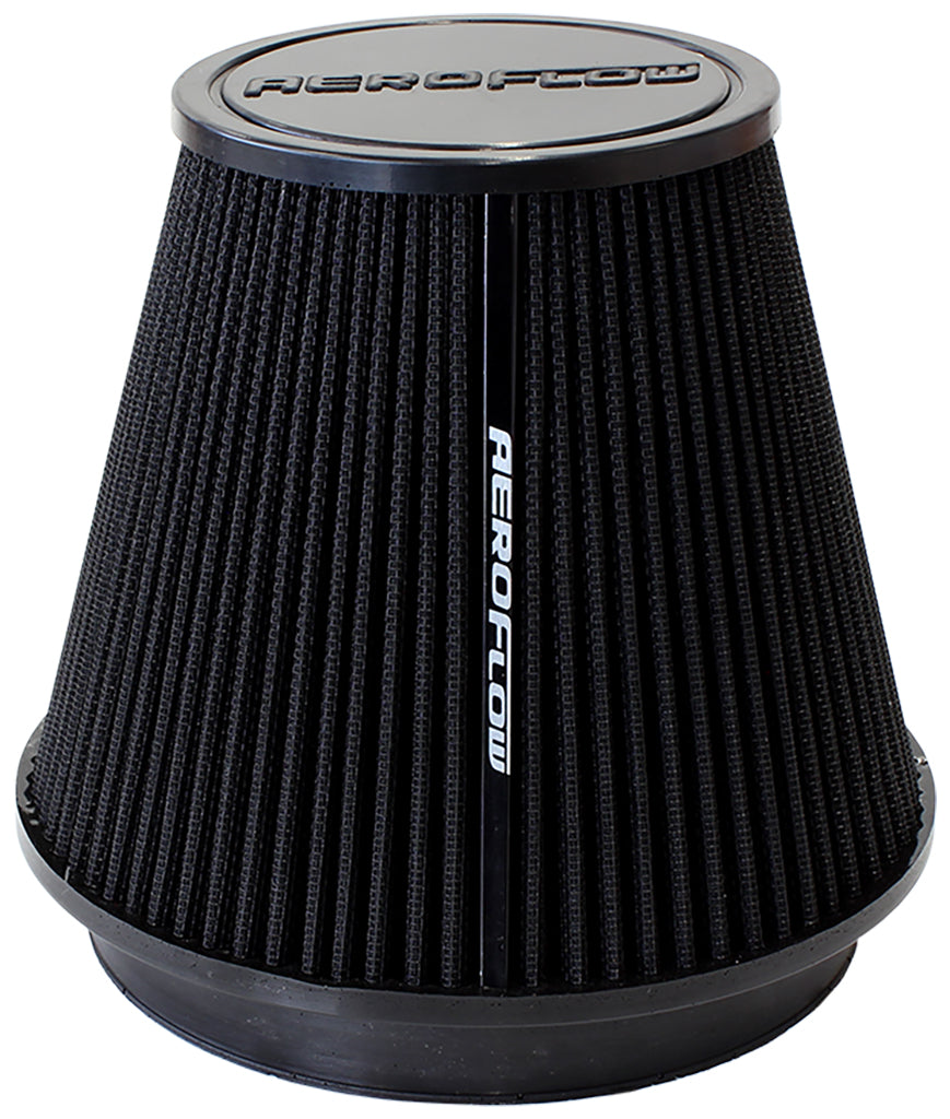 6" CLAMP-ON TAPERED FILTER 7.75 / 4.6 O.D, 6.1" H BLACK Default Title