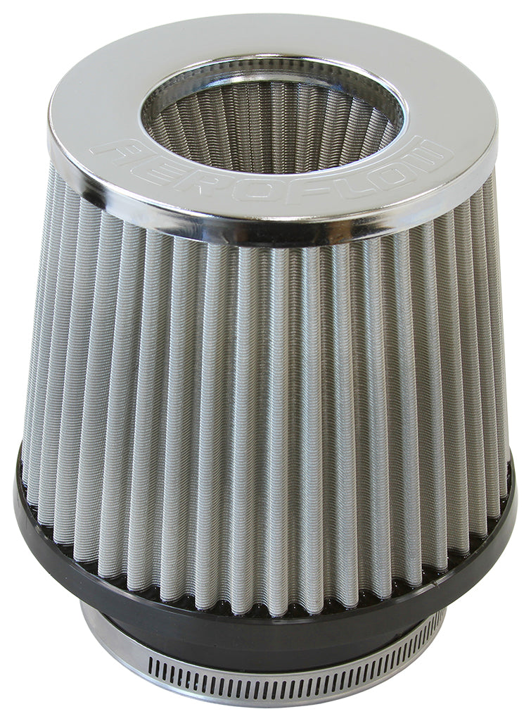 4" I.D CLAMP ON POD FILTER S/SELEMENT, CHROME INVERTE 5" LON Default Title