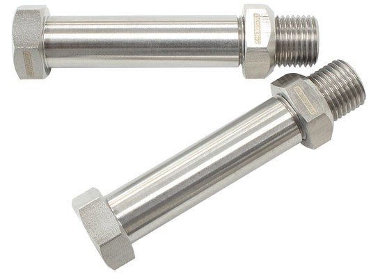 SS 2-3/8"  THRU FRAME         with 2xM10 x 1.0 female threa