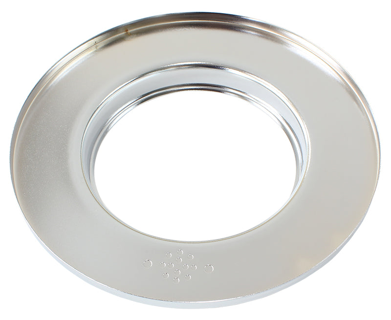 9" AIR CLEANER BASE ONLY FLAT BASE CHROME, 5-1/8" ID Default Title