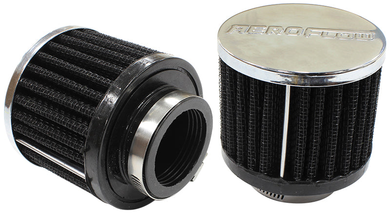 1-1/2" UNIV CLAMP ON FILTER 3" O.D,2-1/2" H,CHROME TOP Default Title