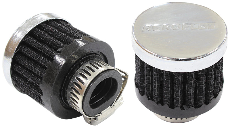 9/16" UNIV CLAMP ON FILTER 1-3/8" O.D,1-1/8" H,CHROME TOP Default Title