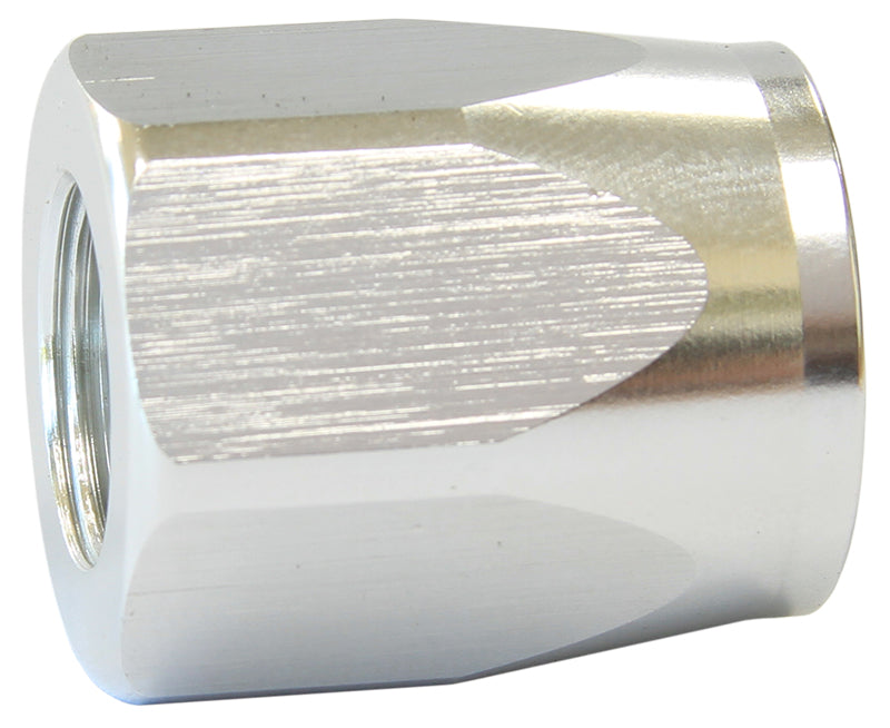HOSE END SOCKET ALLOY -6AN    SILVER SUIT BRAIDED HOSE