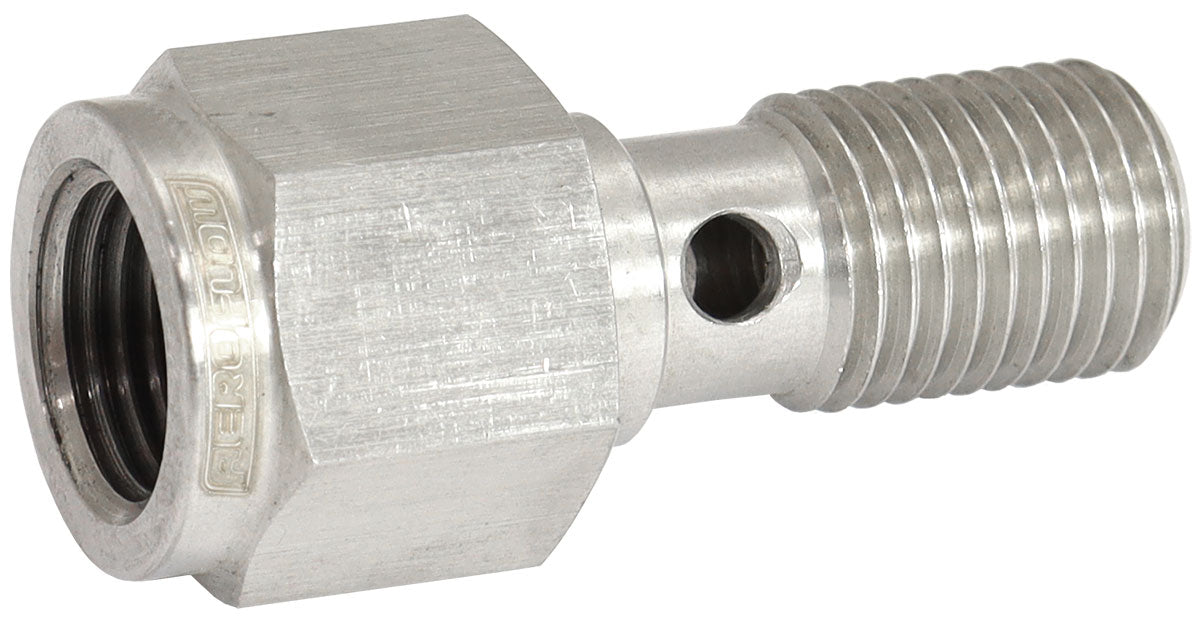 BANJO BOLT 3/8" x 24 UNF      WITH 1/8" NPT PORT S/S