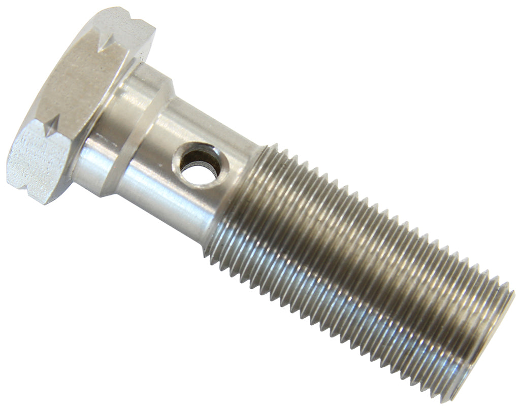 BANJO BOLT M10 x 1.25MM       STAINLESS 25MM LONG