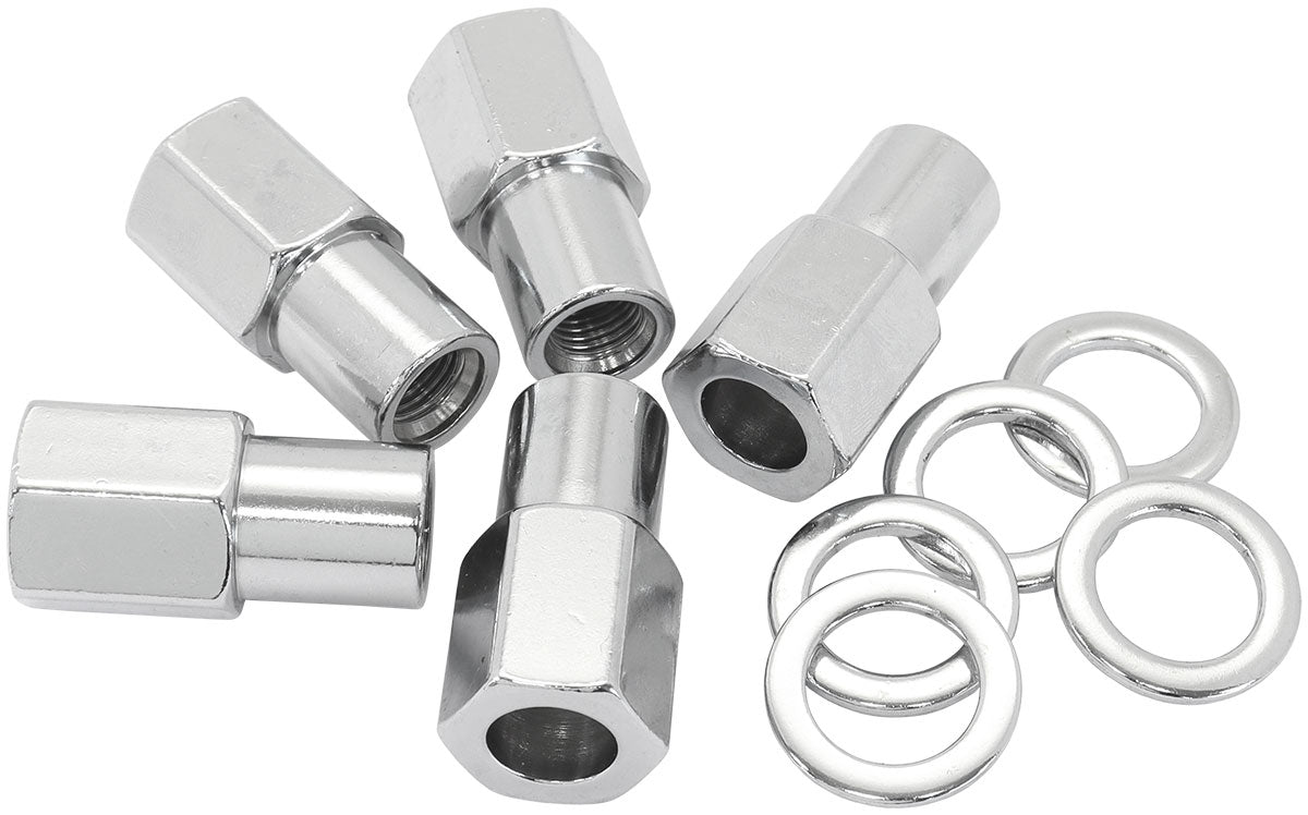0.750 SHANK OPEN NUTS M14x1.50CHROME M14 x 1.50mm WHEEL (5) Default Title