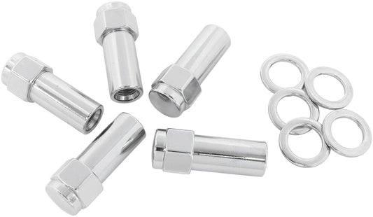 1.38 SHANK CLOSED NUTS 7/16   CHROME 7/16-20" WHEEL (5) Default Title