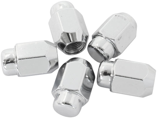ACORN MID CLOSED NUTS M12x1.50CHROME M12 x 1.50mm WHEEL (5)