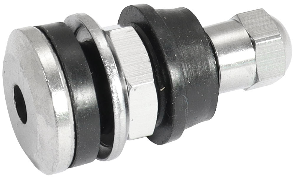 BOLT IN WHEEL VALVE STEM SINGLE CHROME 7/16" 5/8" HOLES Default Title