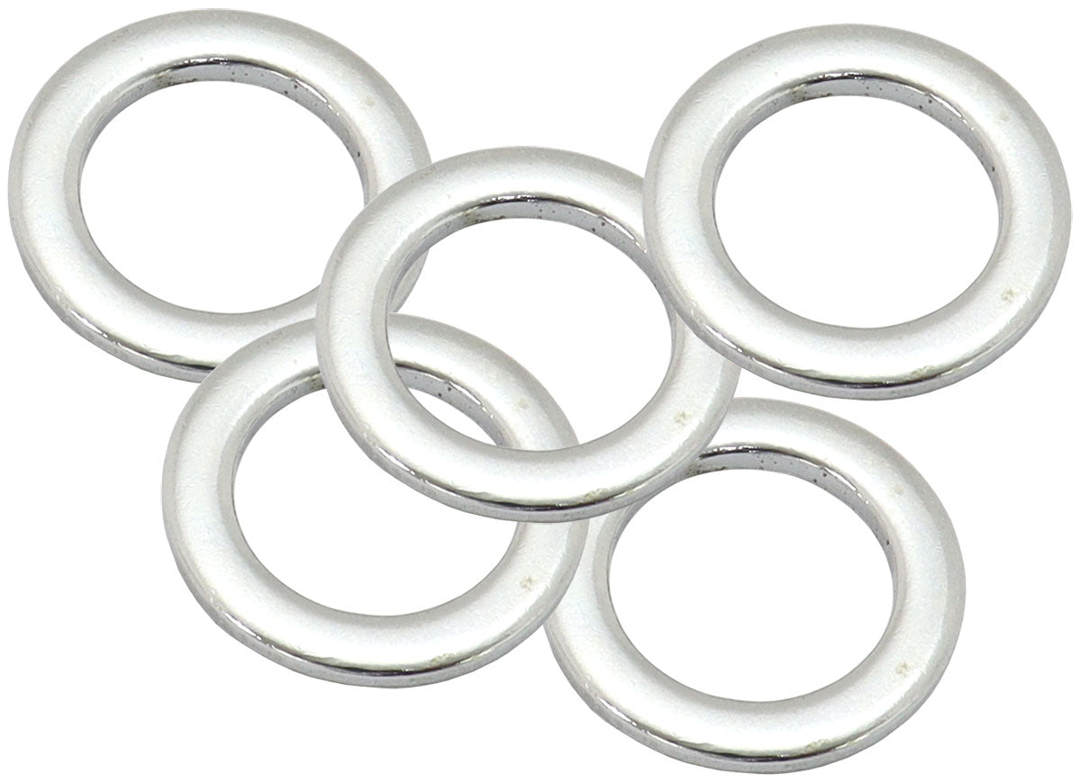 STANDARD WHEEL NUT WASHER     CHROM 1.060 OD 0.695 ID 5 PACK