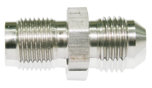 -4AN TO INVERTED 7/16-24      STAINLESS MALE TO MALE