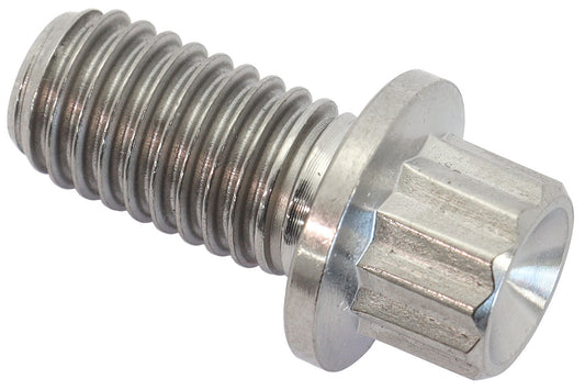 M8x1.25 TITANIUM BOLT 15mm UHL12 POINT SINGLE M8 x 1.25mm Default Title