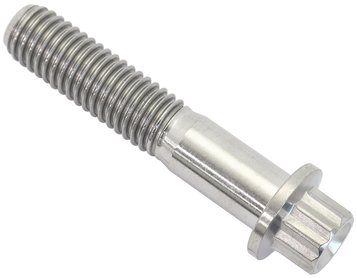 M8x1.25 TITANIUM BOLT 40mm UHL12 POINT SINGLE M8 x 1.25mm