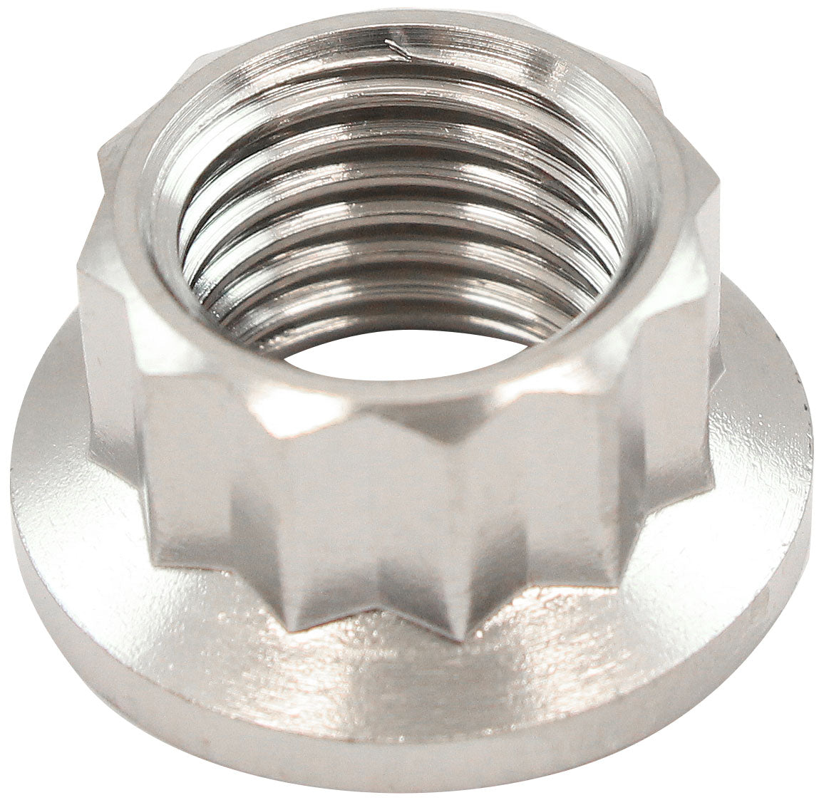 3/8" UNF TITANIUM NUT         12 POINT SINGLE 3/8"-24