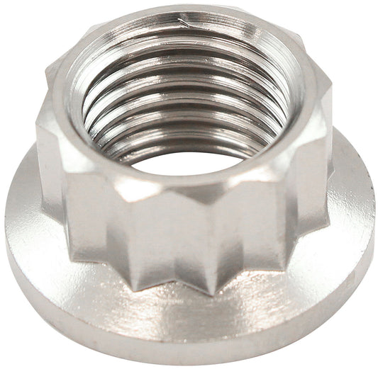 3/8" UNF TITANIUM NUT         12 POINT SINGLE 3/8"-24