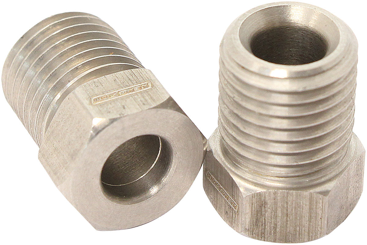 S/S INVERTED FLARE TUBE NUT 3/16" HARD LINE TO 3/8" X 24 Default Title