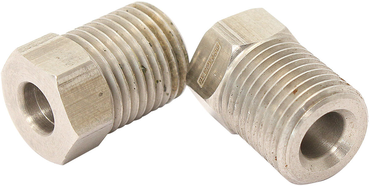 S/S INVERTED FLARE TUBE NUT 3/16" HARD LINE TO 7/16-24 Default Title
