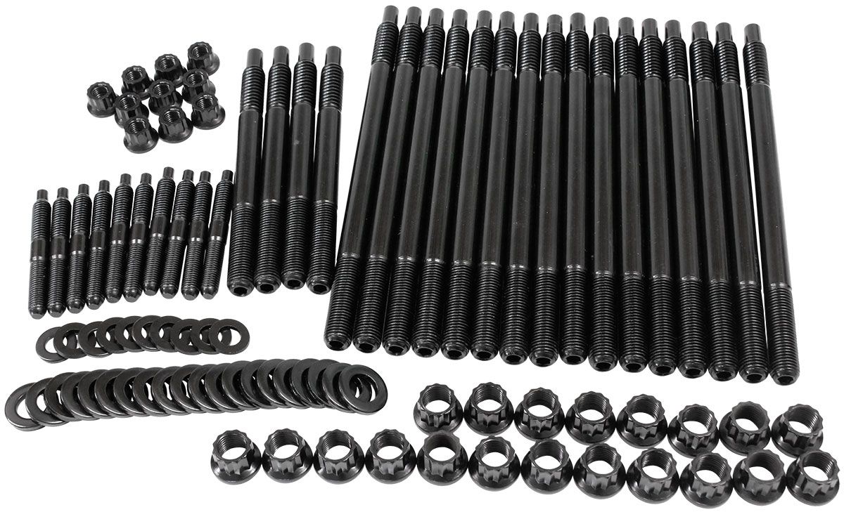 GM LS HEAD STUD KIT ODD SIZE 12 POINT 2003 & EARLIER
