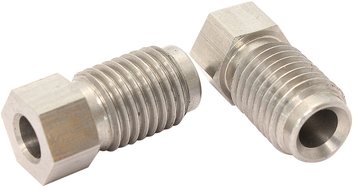 S/S INVERTED FLARE TUBE NUT 3/16" HARD LINE TO M10X1.25 Default Title