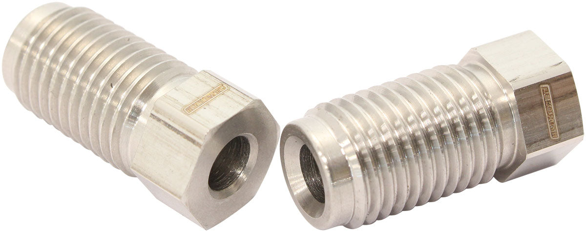 S/S INVERTED FLARE TUBE NUT 3/16" HARD LINE TO 7/16"-20 Default Title