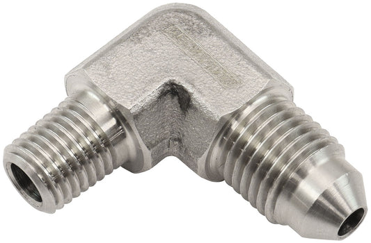 S/S 90 DEG 1/16" NPT TO -3AN