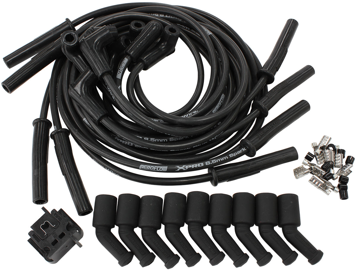 UNIVERSAL BLACK SPARK PLUG LEADS LS1 LS2 LS3 LS6 LS7