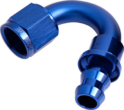 150 DEG PUSH LOCK END -6AN BLUE NO CLAMP REQUIRED Default Title