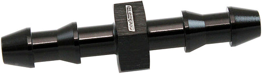 5mm PUSH LOCK BARB JOINER     BLACK 3/16" MALE TO MALE BARB