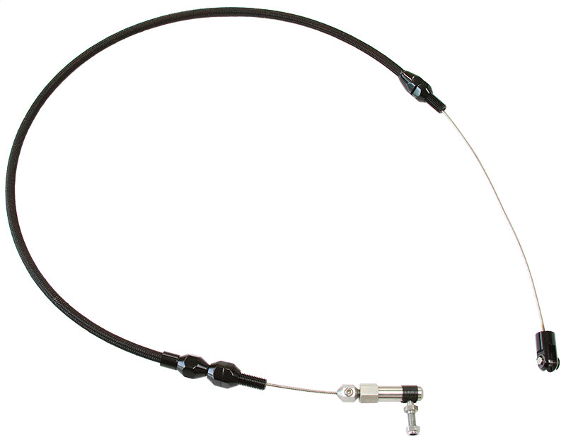 THROTTLE CABLE STAINLESS      STEEL 60" LONG BLACK S/S      AF 42-1103BLK Default Title