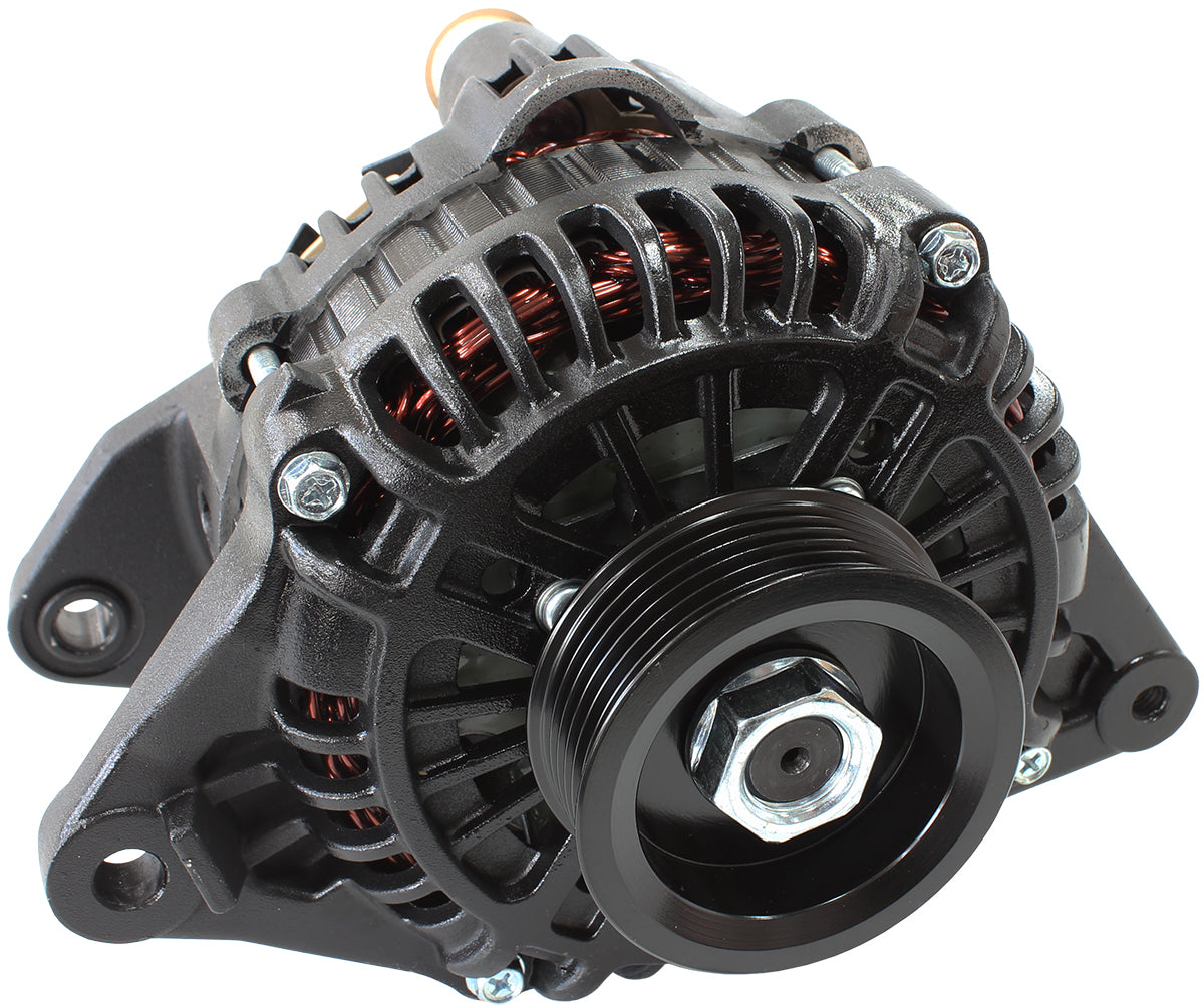 MITSUBISHI 4G63 150A HIGH OUTPUT ALTERNATOR BLACK Default Title