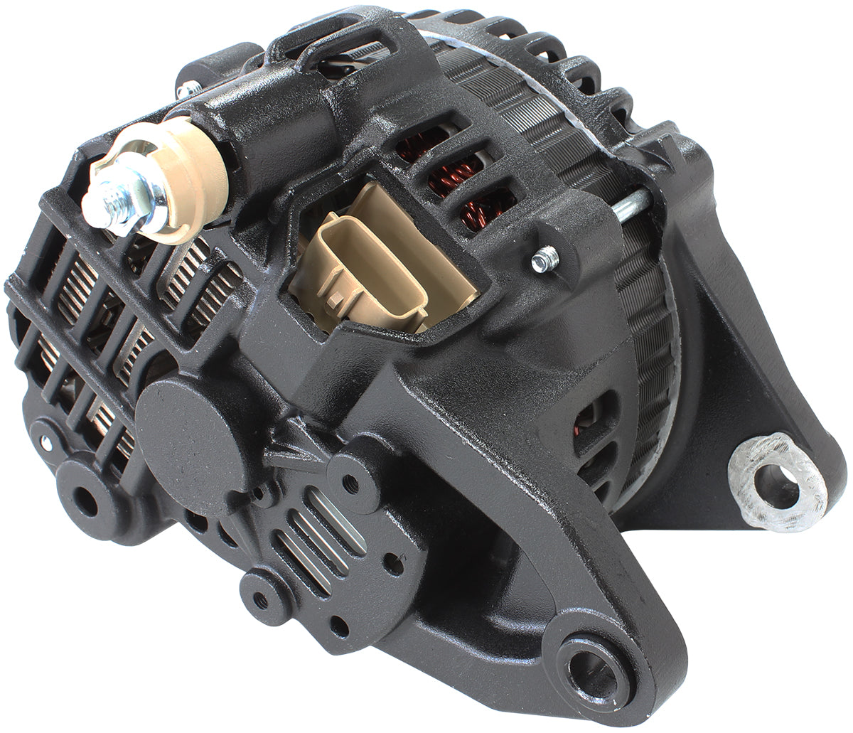 MITSUBISHI 4G63 150A HIGH OUTPUT ALTERNATOR BLACK Default Title