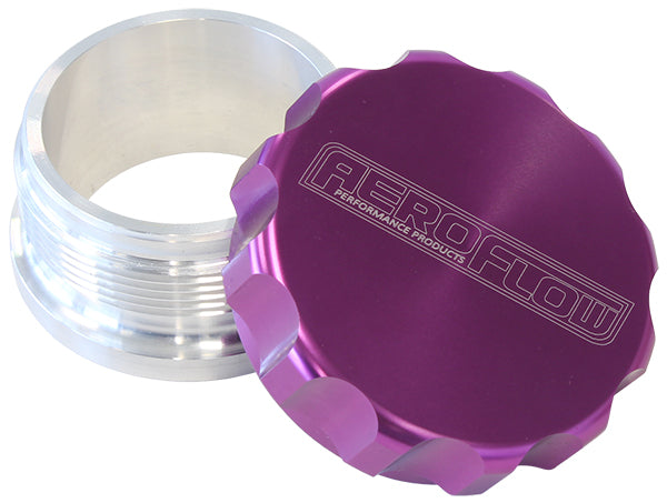 1" ALUM WELD BUNG AND CAP PURPLE FINISH Default Title