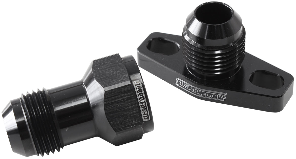 TURBO DRAIN ADAPTER -10AN MID LENGTH 38-44MM HOLE CENTRES