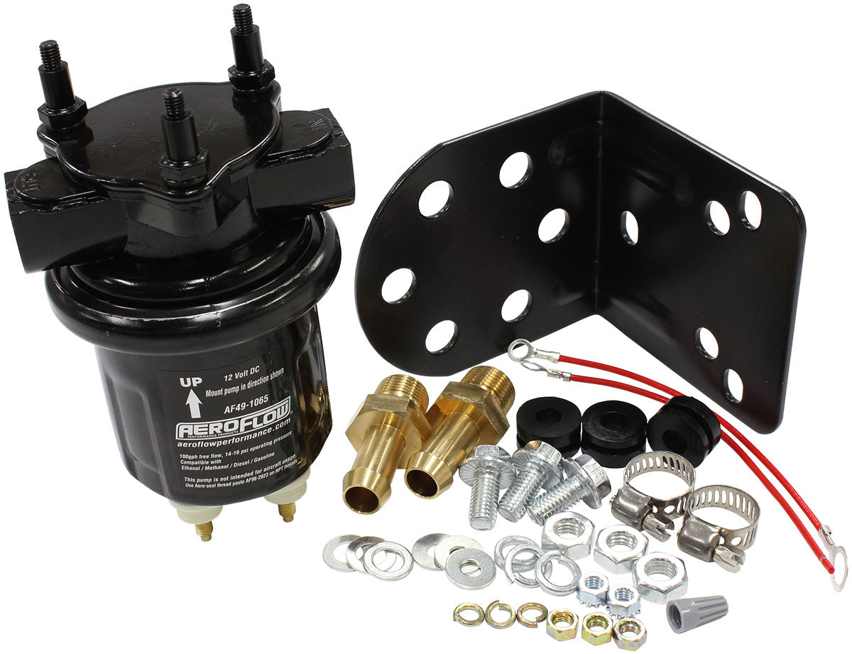 COMPACT BLACK FUEL PUMP 14 PSI 100 GPH ELECTRIC LIFT Default Title