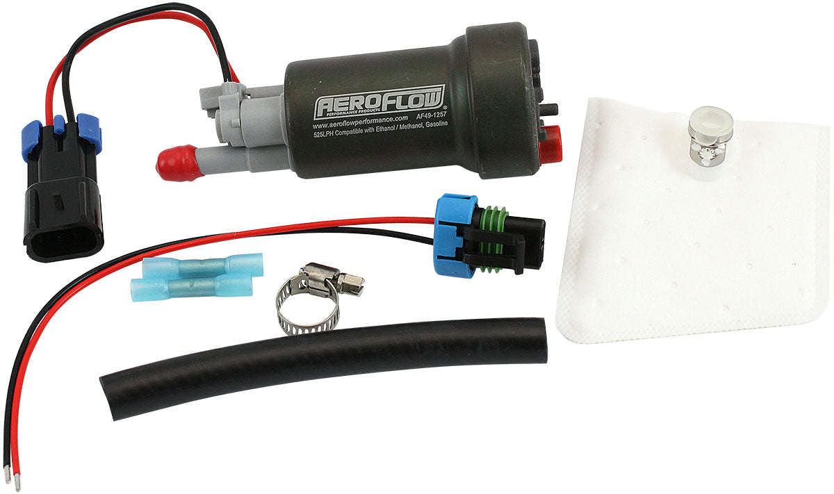 525lph E85 HI FLOW FUEL PUMP  UNIVERSA INTANK NO CHECK VALVEWALBRO Aeroflow - AF 49-1257