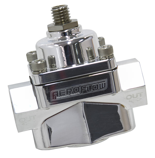 BLUE STYLE REG 4.5-9 PSI ADJUSBILLET 1In 2 Out 3/8 NPT PORT